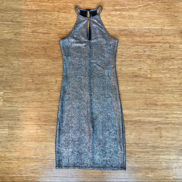 one clothing Dresses & Skirts - One Clothing silver and black dress